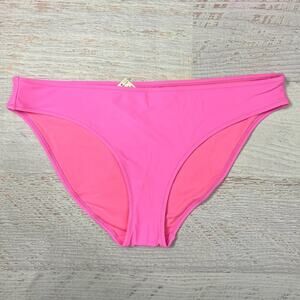 NEW Aerie Bikini Bottom Size XL Neon Pink Full Coverage Swim Bathing Suit NWT